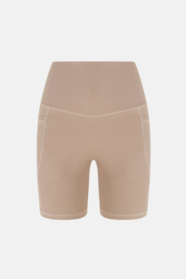 Maia Short in Sand Brown, ÔNNE activewear