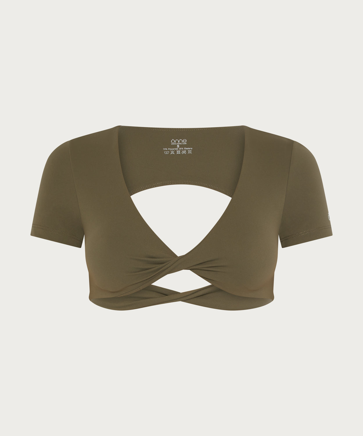 Camelia Top in Gray Green, ÔNNE activewear