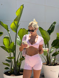 Camelia Top in Sakura Pink, ÔNNE activewear