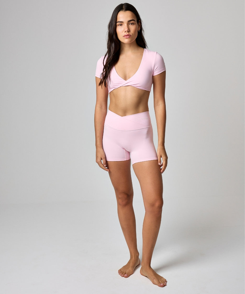 Camelia Top in Sakura Pink, ÔNNE activewear