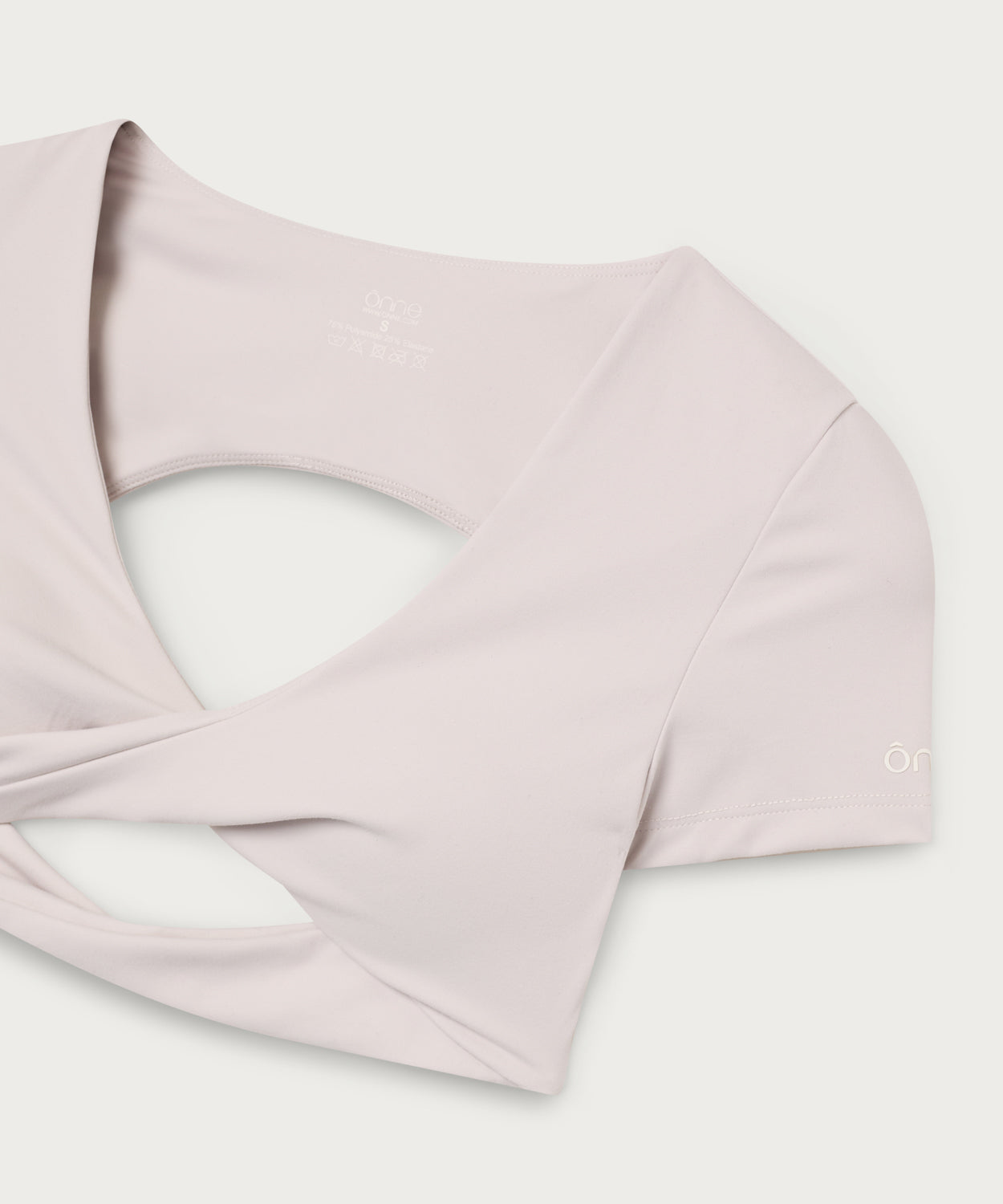 Camelia Top in Stone White Gray, ÔNNE activewear