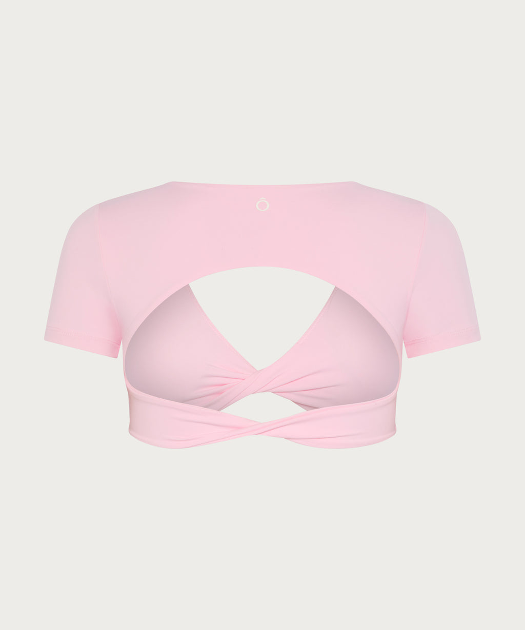 Camelia Top in Sakura Pink, ÔNNE activewear