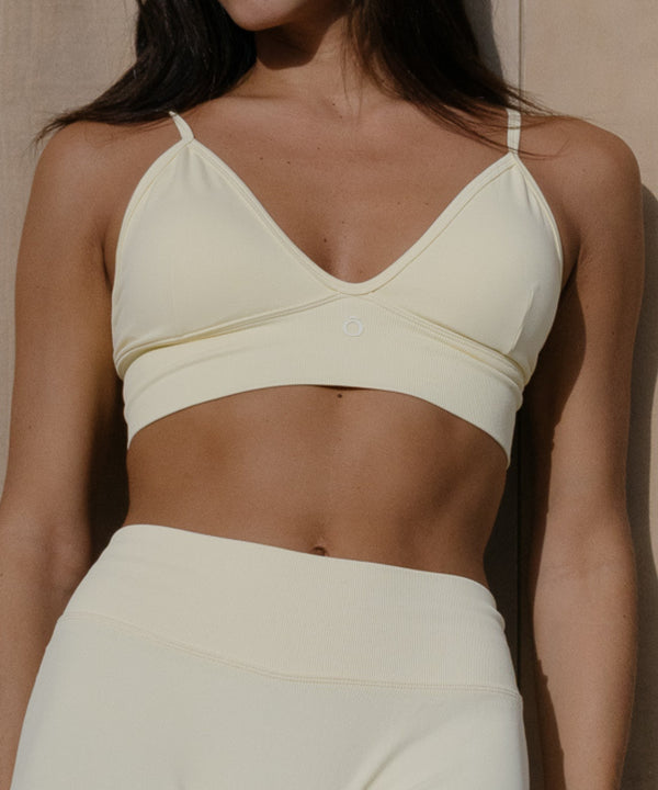 Elise Top in Creamy Yellow, ÔNNE activewear