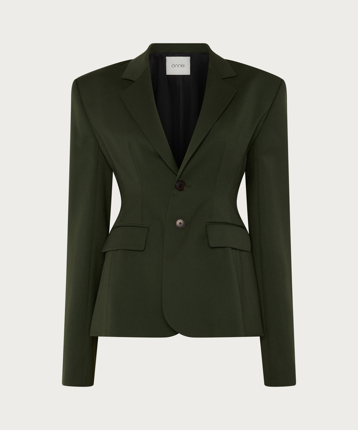 The Fitted Tailored Blazer Green