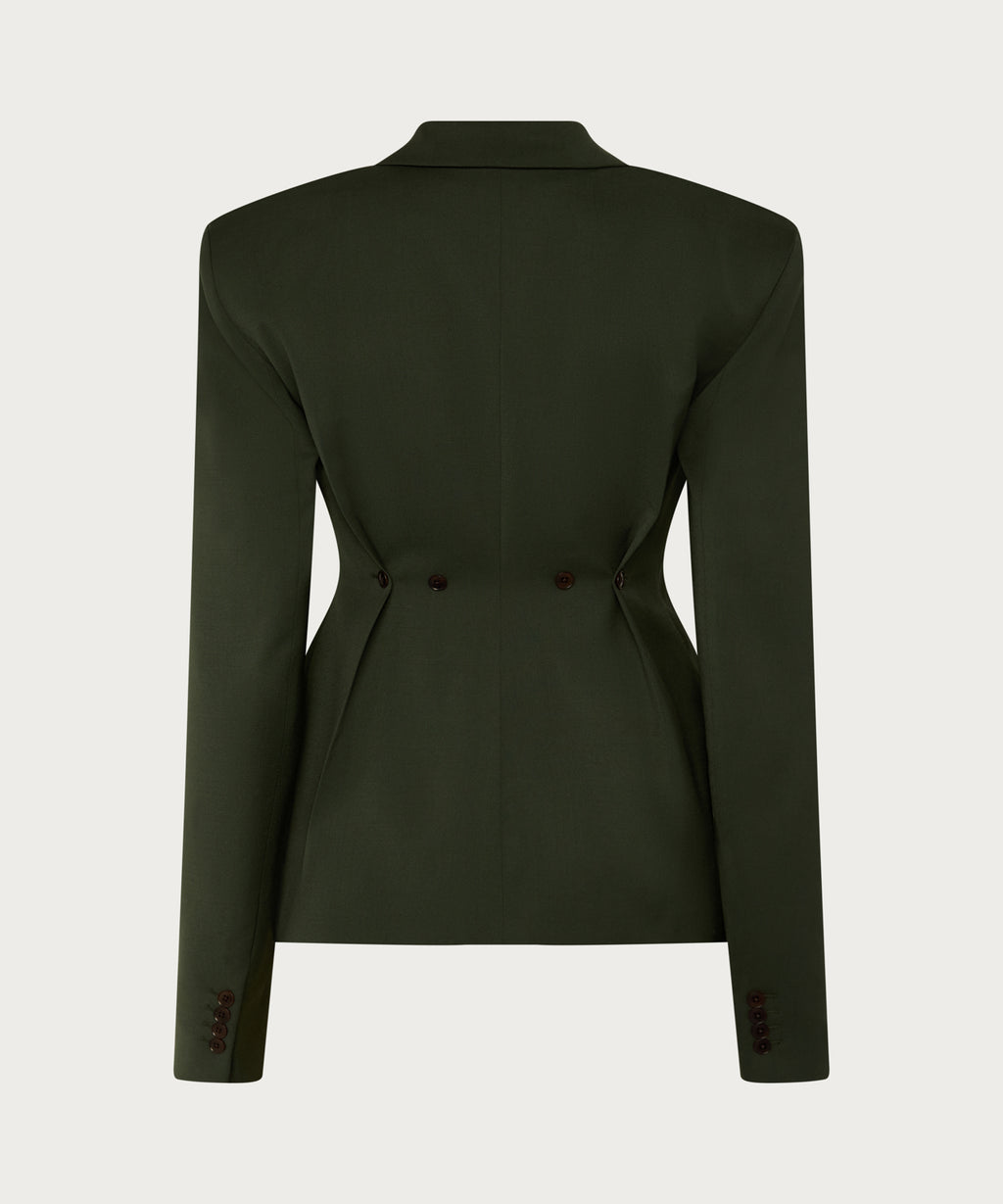 The Fitted Tailored Blazer Green