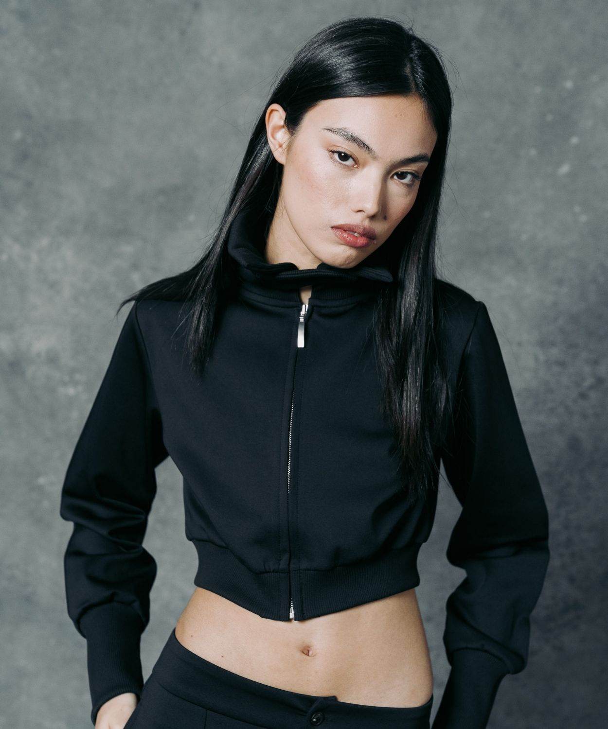 The Cropped Zip-Up Jacket