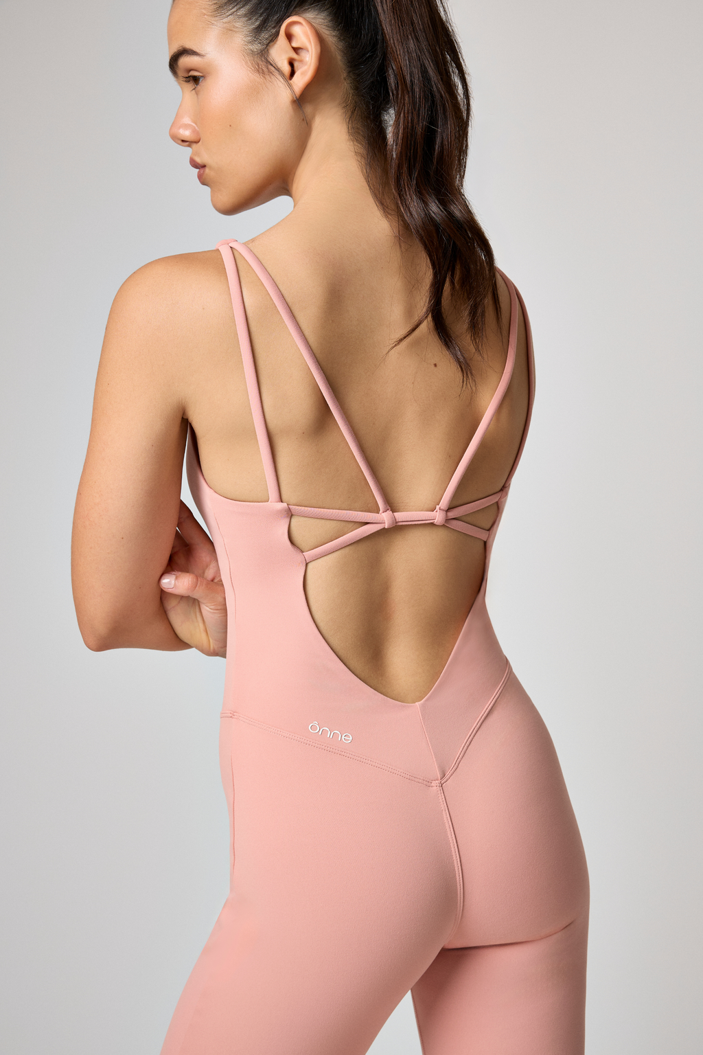Nali Jumpsuit in Grapefruit Pink