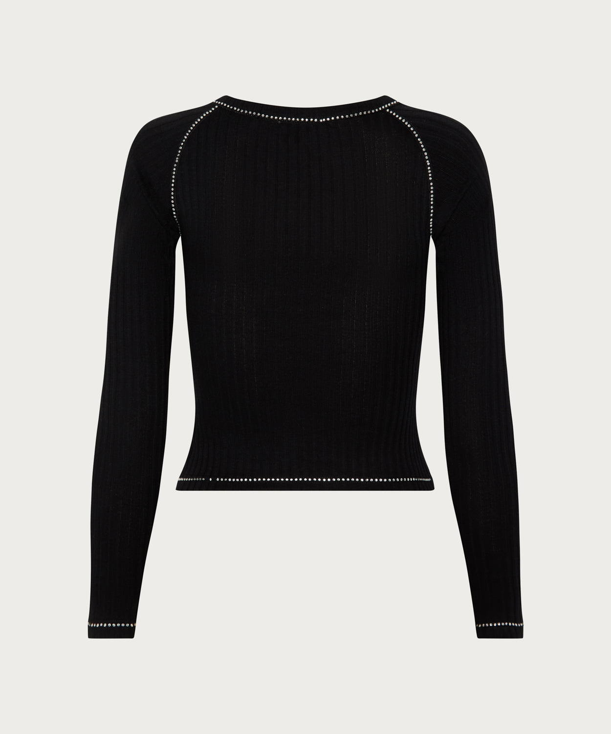 The Crystal Trim Crew Neck