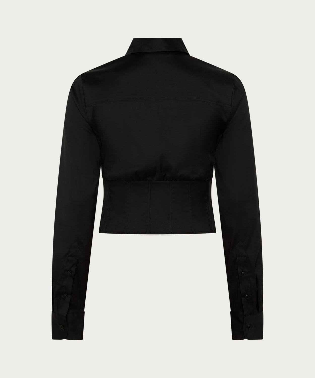 The Tailored Fitted Shrit Black