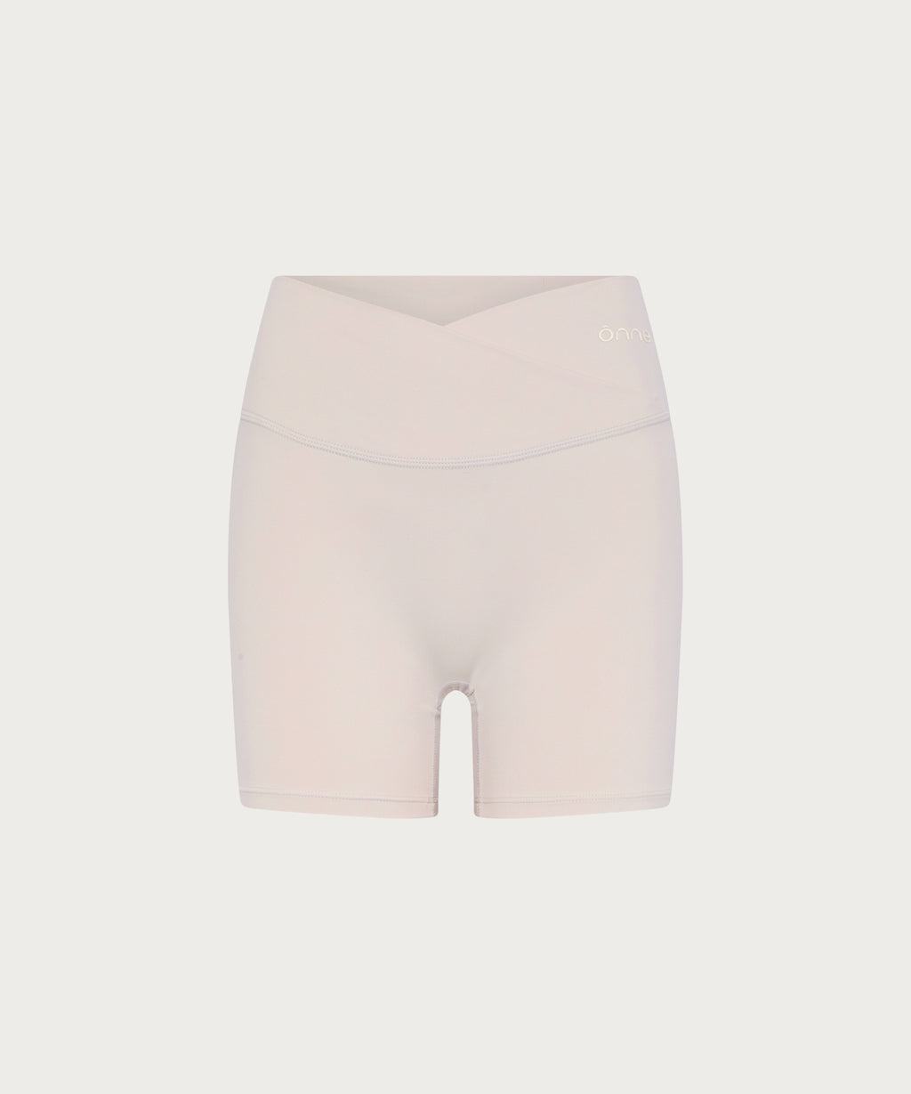 Solene Shorts in Stone White Gray, ÔNNE activewear