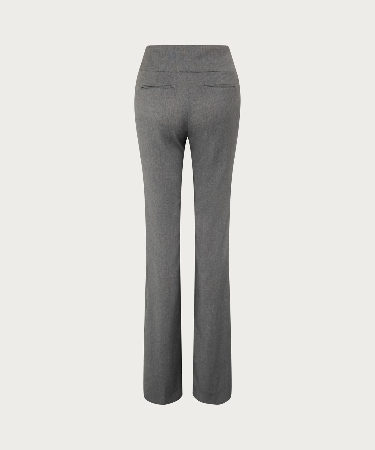 The Low-Rise Buckle Detail Trouser Grey