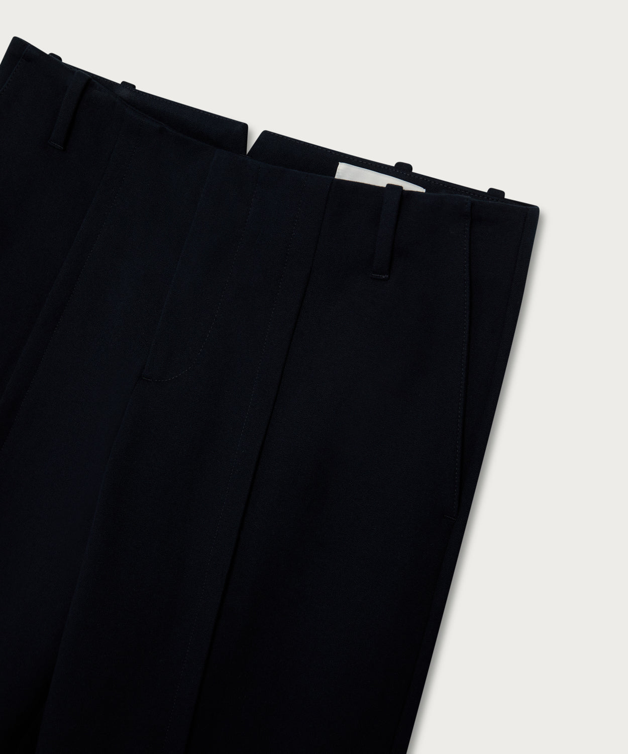 The Slit Tailored Trouser Navy Blue