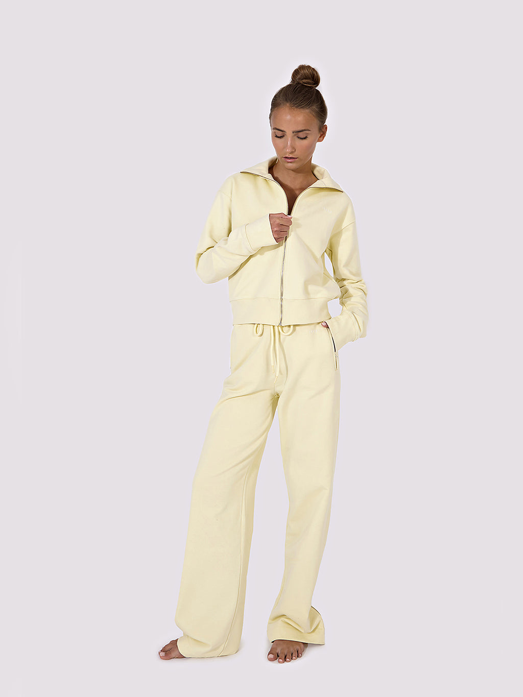 Alma Jacket in Creamy Yellow, ÔNNE activewear