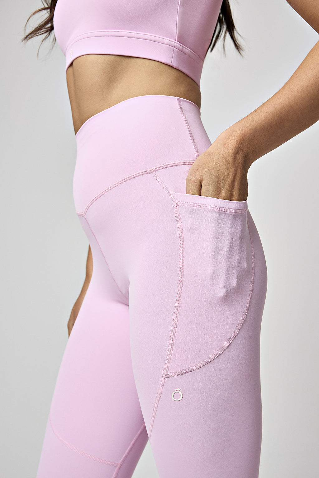Bark Leggings in Cherry Pink, ÔNNE activewear