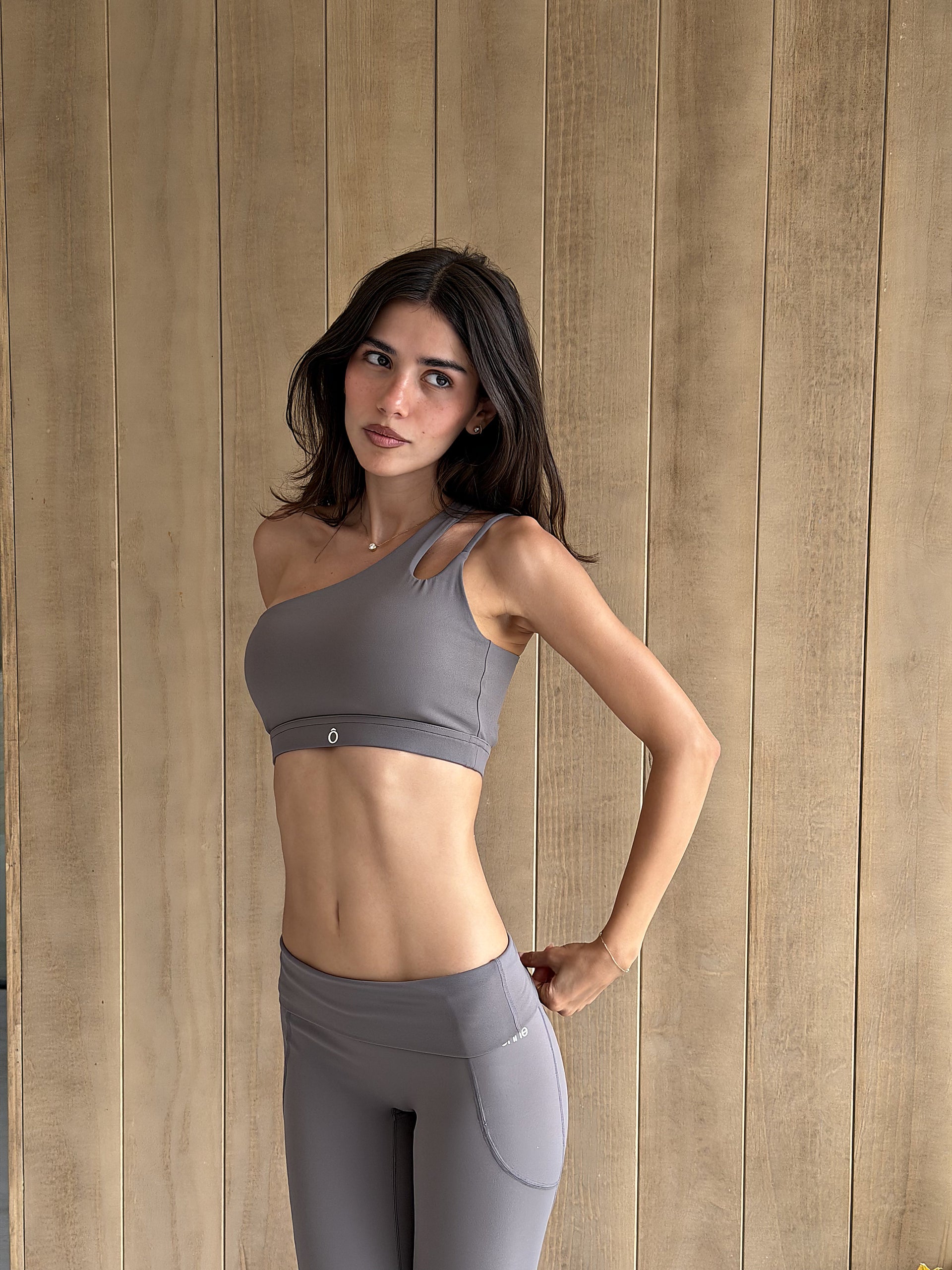 Nora Top in Ultimate Gray, ÔNNE activewear