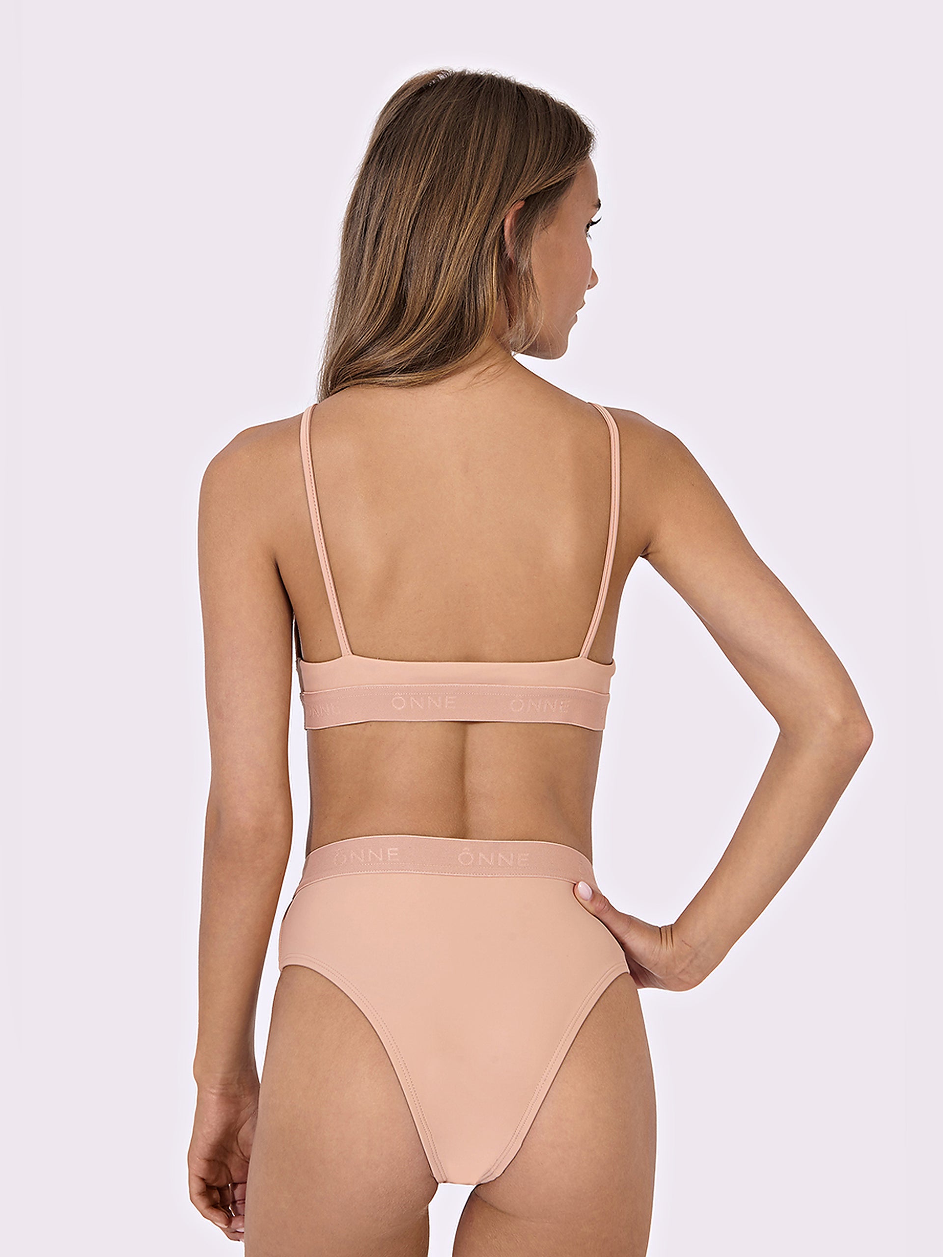 Beonne Tall Bottom Plain in Nude, ÔNNE swimwear