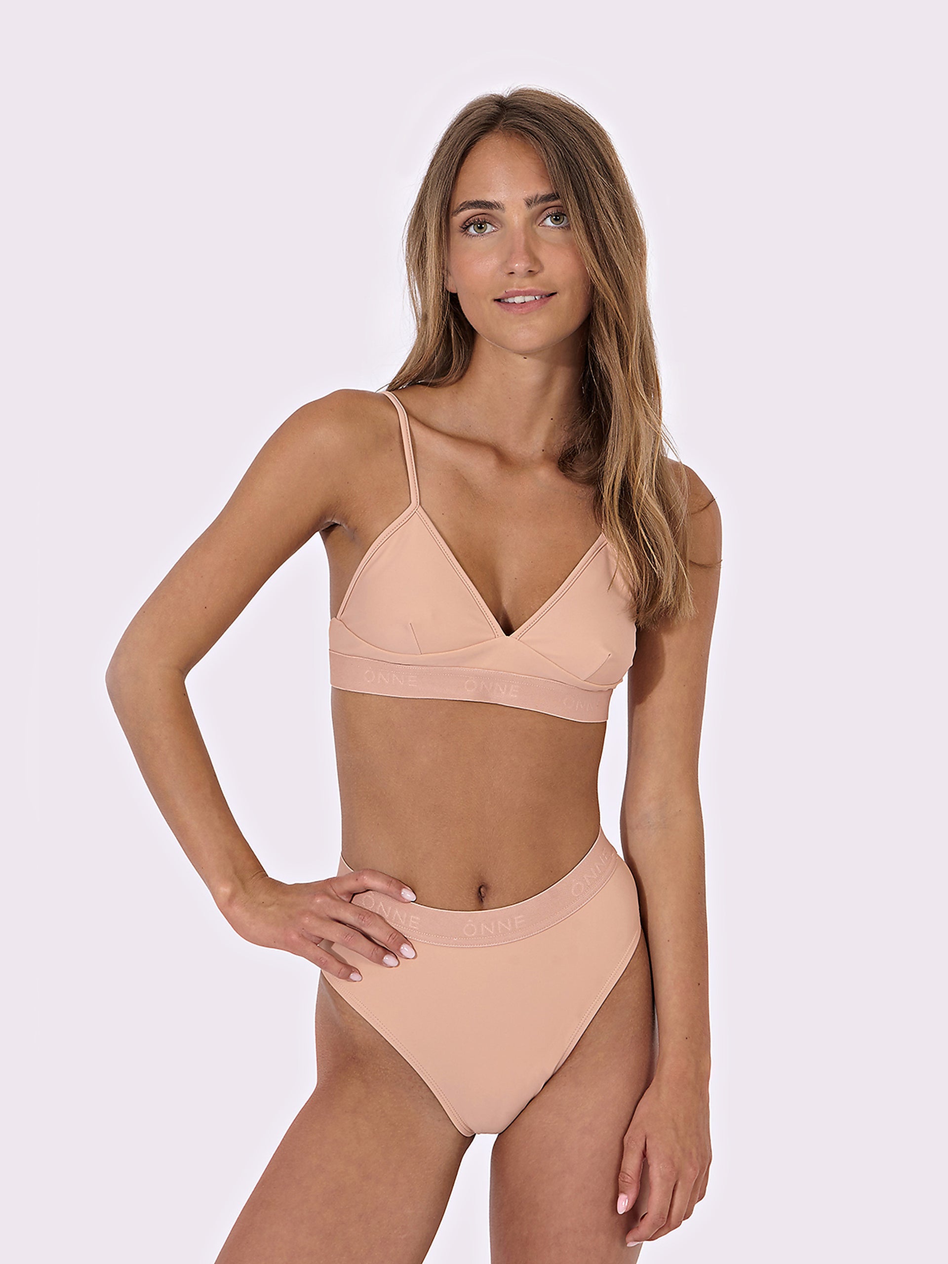 Beonne Tall Bottom Plain in Nude, ÔNNE swimwear