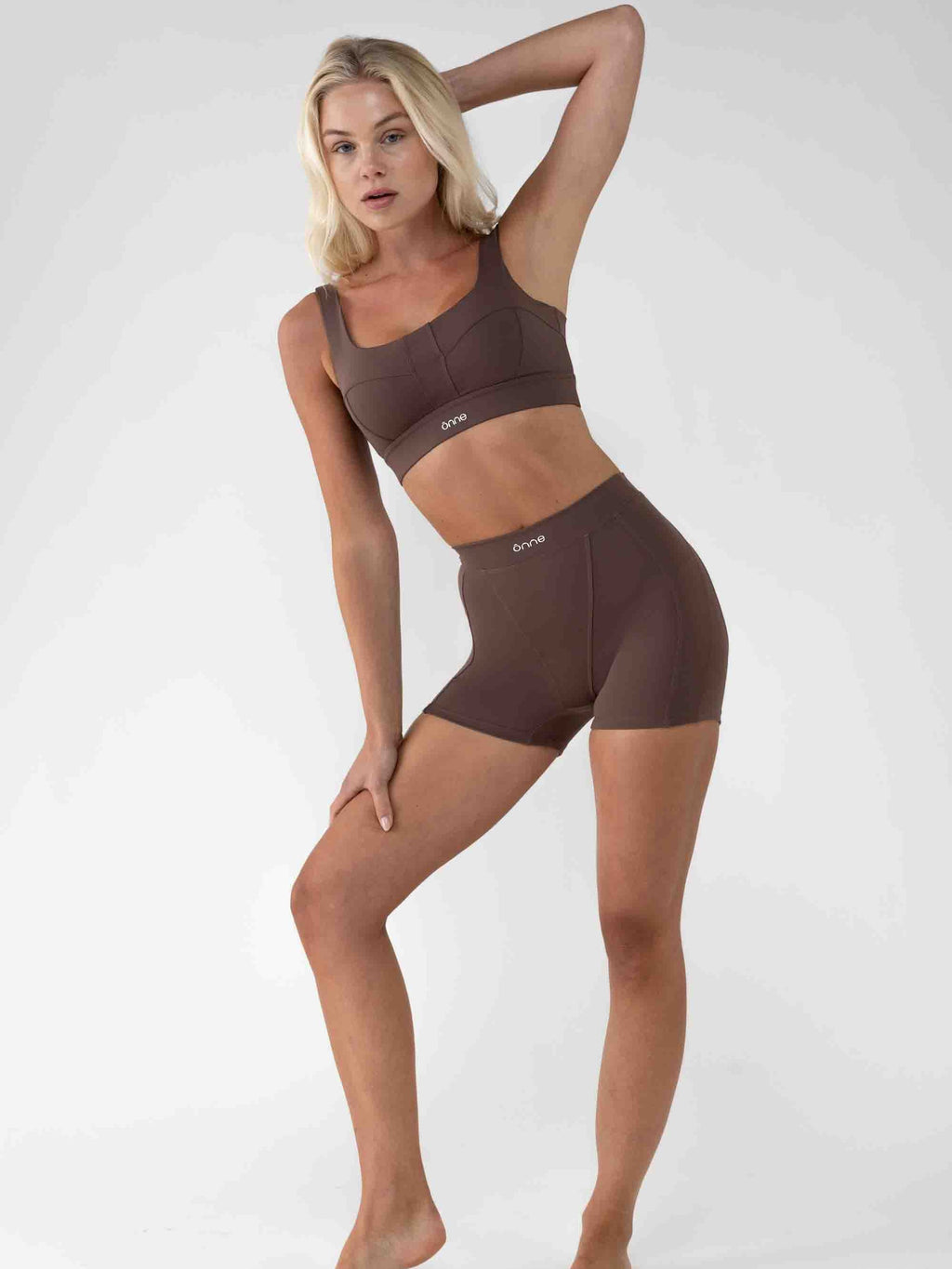 Bruna Top in Dark Brown, ÔNNE activewear