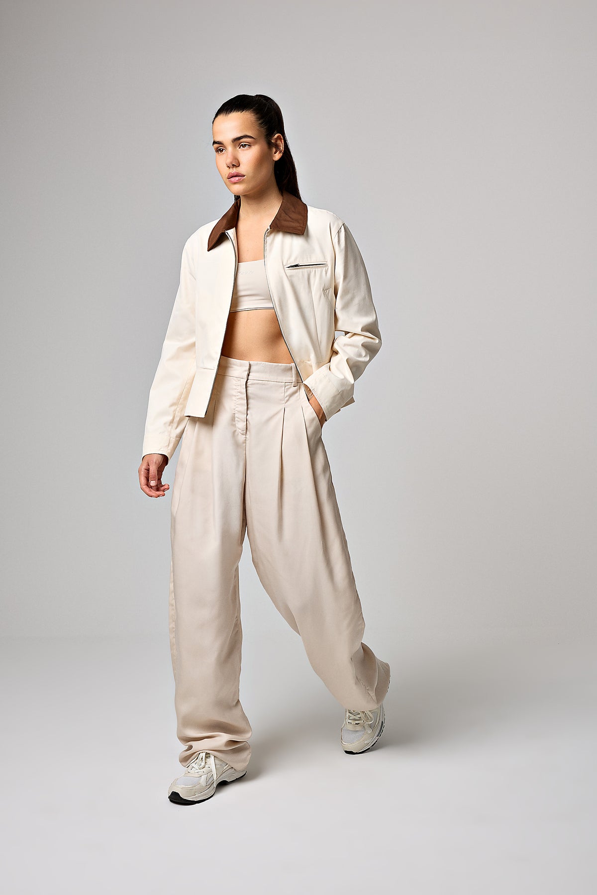 Frankie Trouser in Beige, ÔNNE swimwear