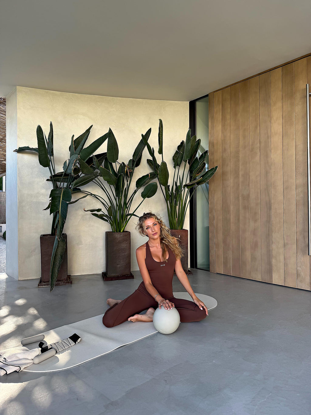 Gigi Jumpsuit in Brown, ÔNNE activewear