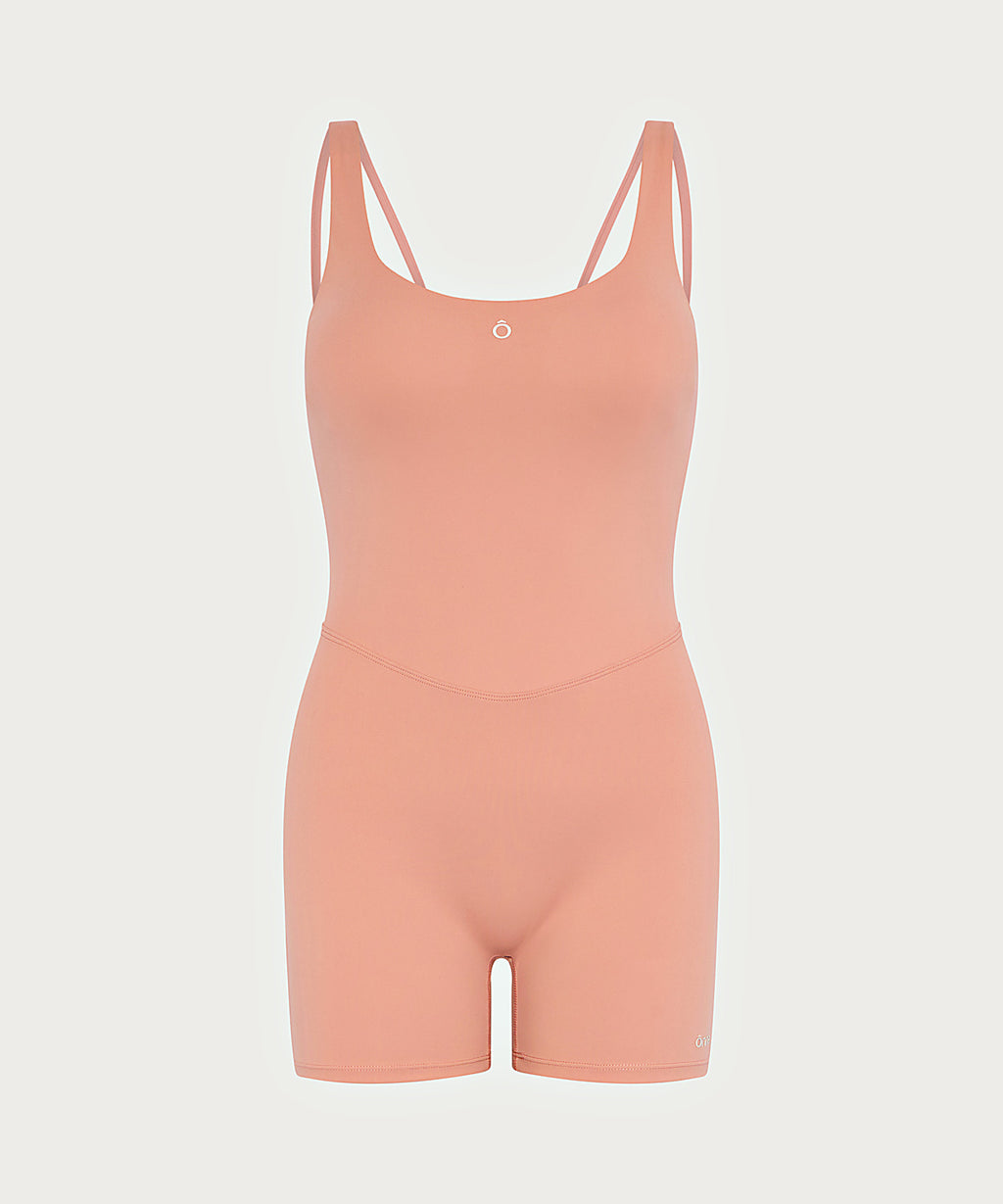 Lane Jumpsuit in Grapefruit Pink, ÔNNE activewear