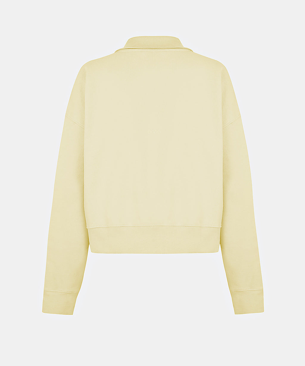 Luma Hoodie Half in Creamy Yellow, ÔNNE activewear