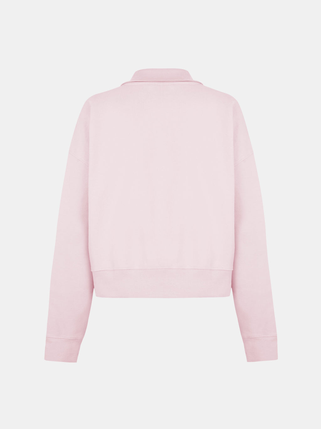 Luma Hoodie Half in Light Pink, silhouette, back, ÔNNE activewear