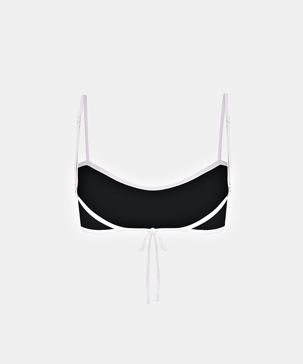 Luna Top in Black, ÔNNE swimwear