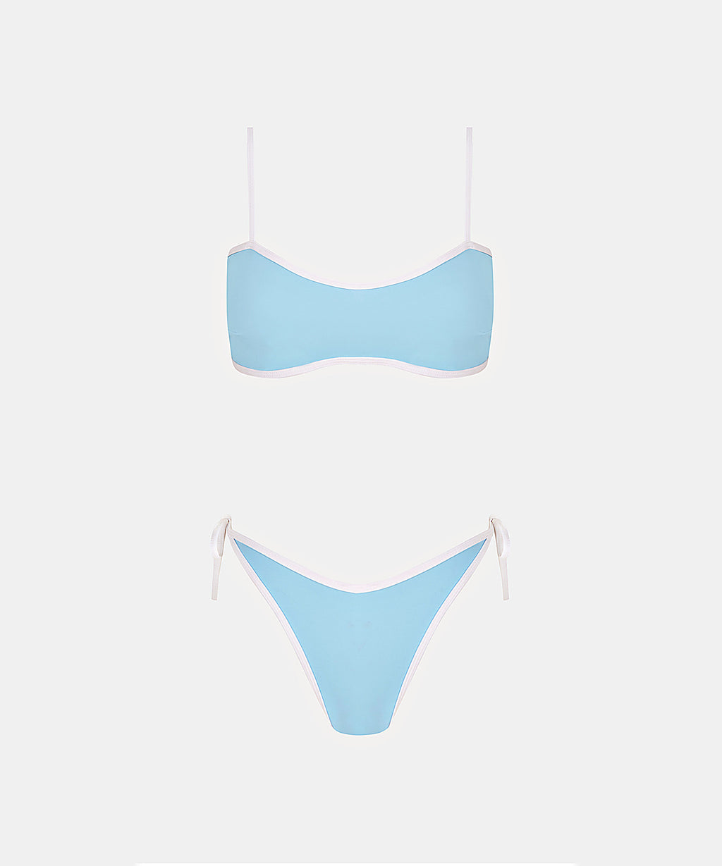 Luna Top in Blue, ÔNNE swimwear
