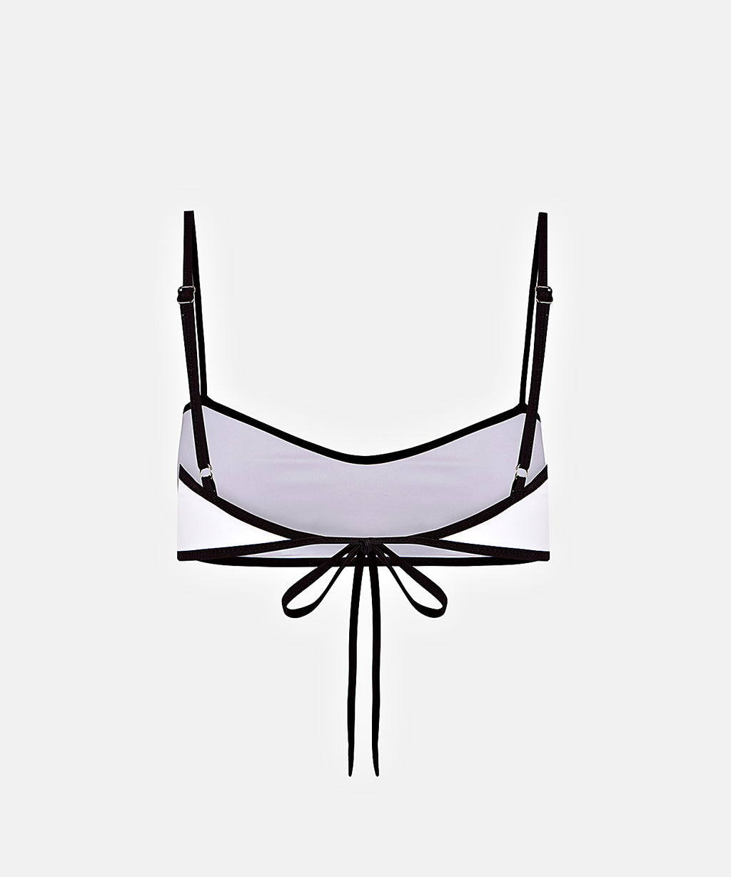 Luna Top in White, ÔNNE swimwear