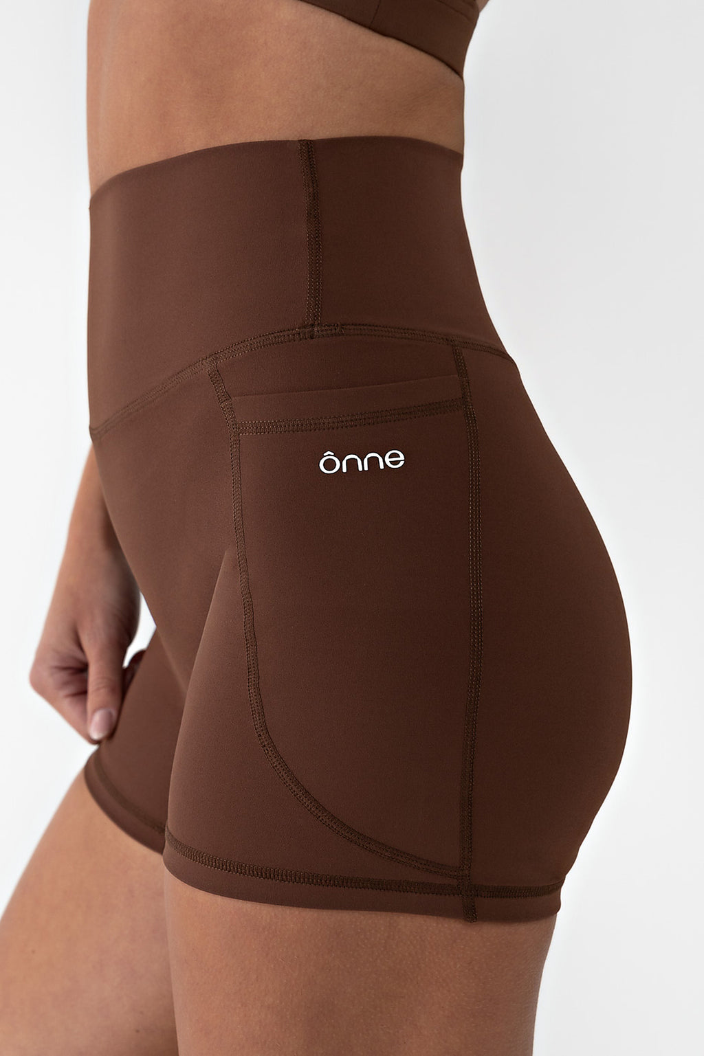 Maia Short in Sand Brown, ÔNNE activewear
