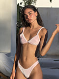 Mila Top in Light Pink, ÔNNE swimwear