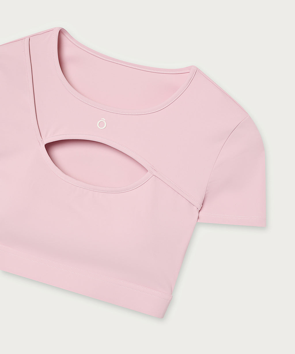 Muse Top in Peach Pink, ÔNNE swimwear