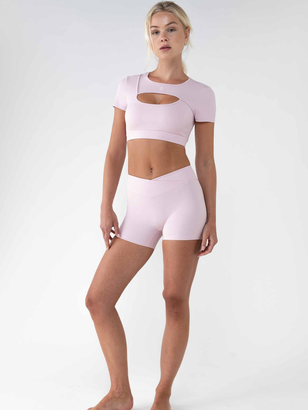 Muse Top in Peach Pink, ÔNNE activewear