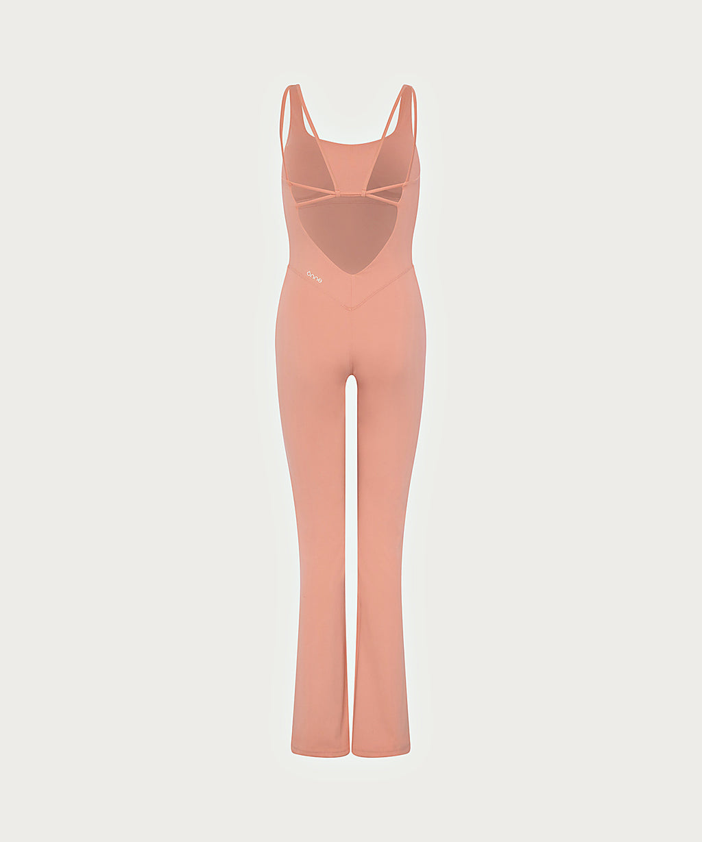Nali Jumpsuit in Grapefruit Pink, ÔNNE activewear