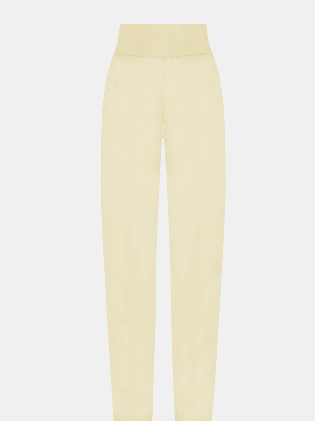 Nara Joggers in Creamy Yellow, silhouette, front, ÔNNE activewear