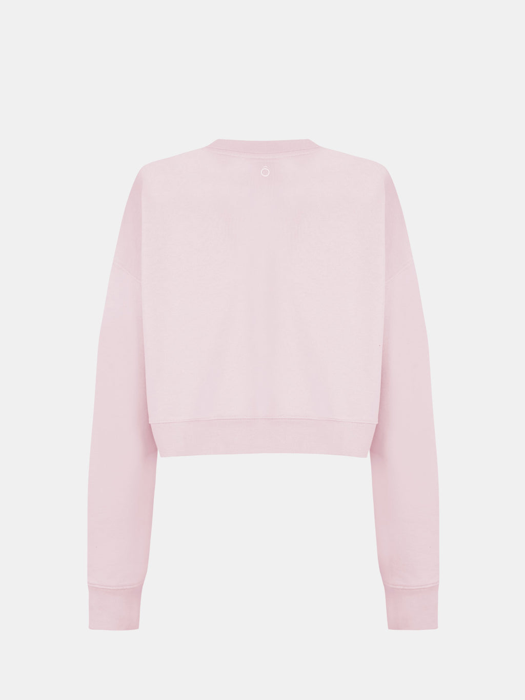 Nika Hoodie Crop in Light Pink, silhouette, back, ÔNNE activewear