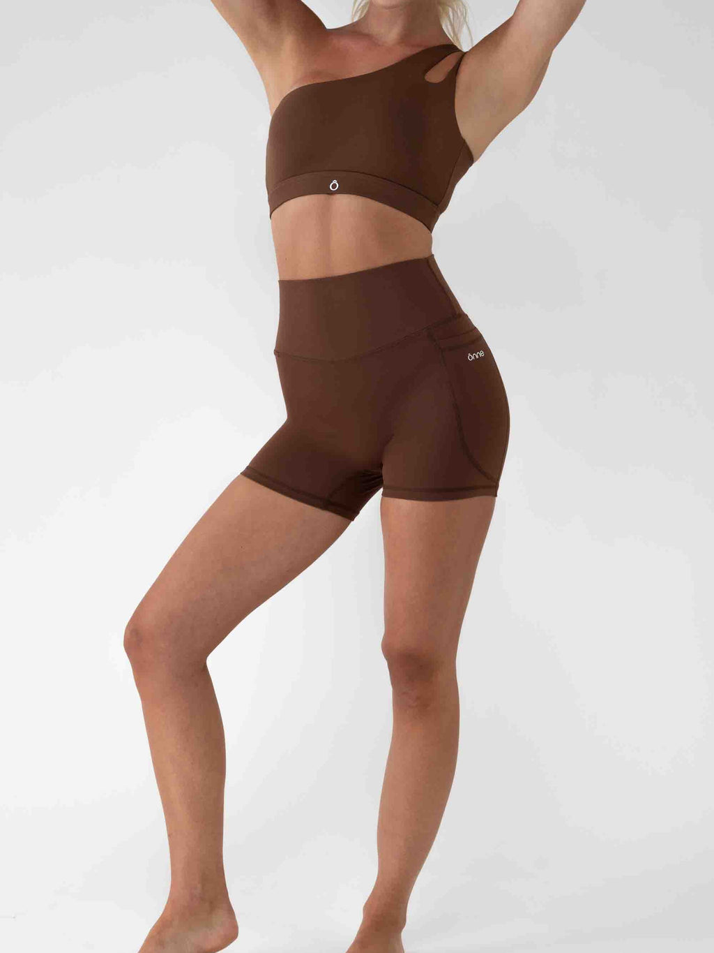 Maia Short in Birch Brown, ÔNNE activewear