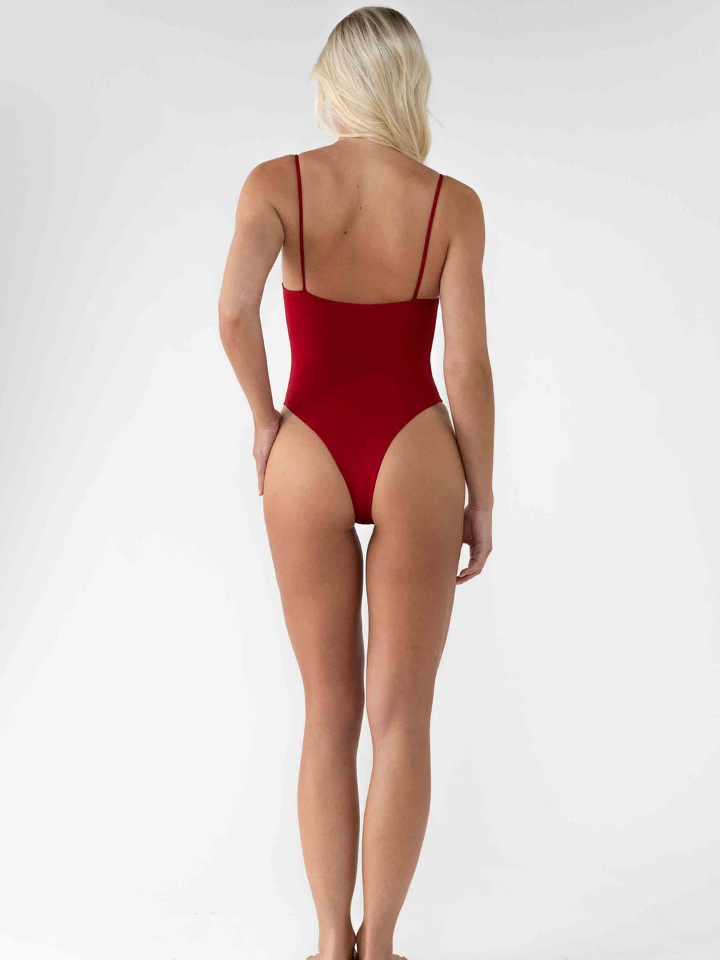 Sevan One Piece in Fire Red, ÔNNE swimwear