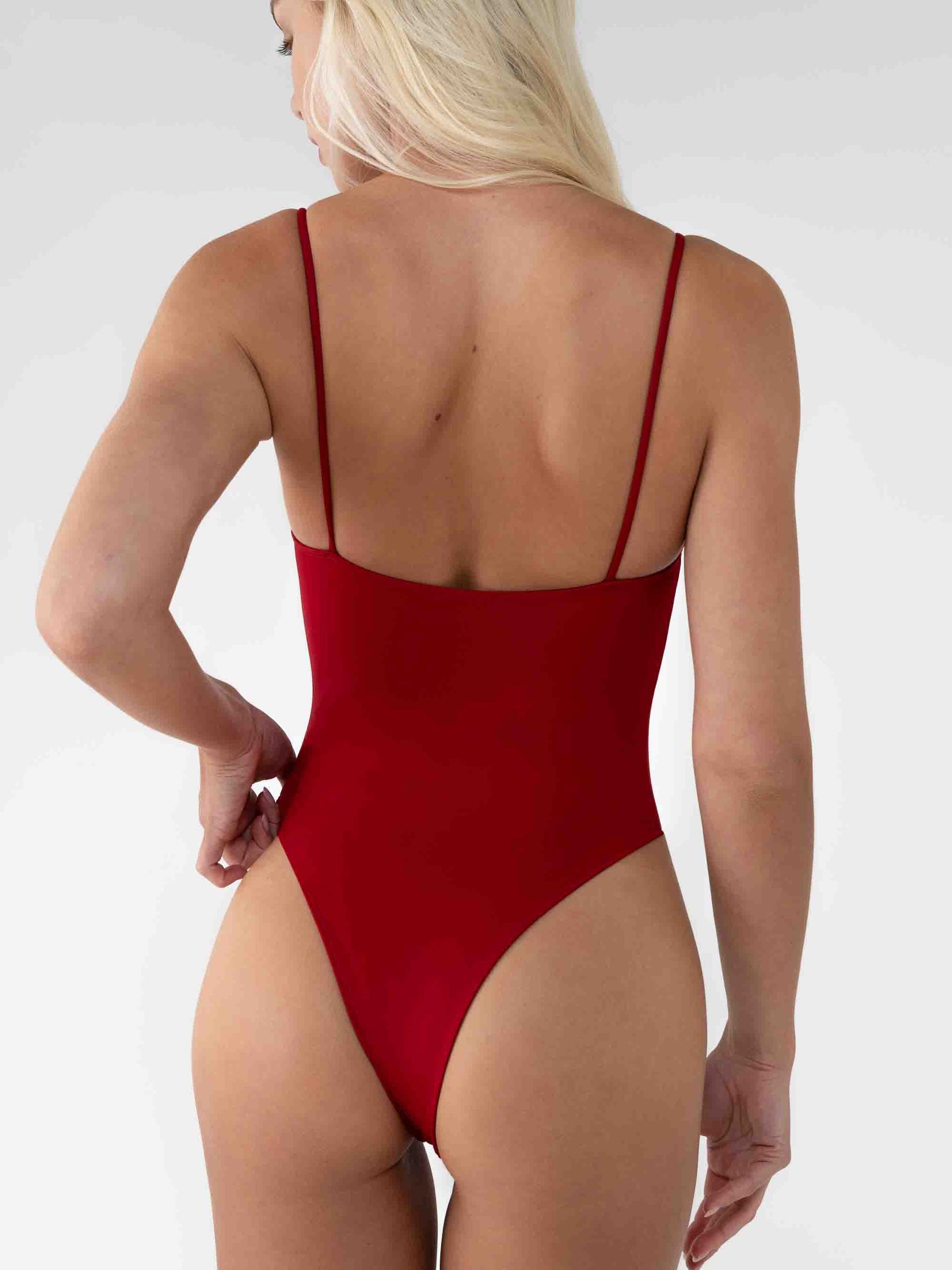 Sevan One Piece in Fire Red, ÔNNE swimwear