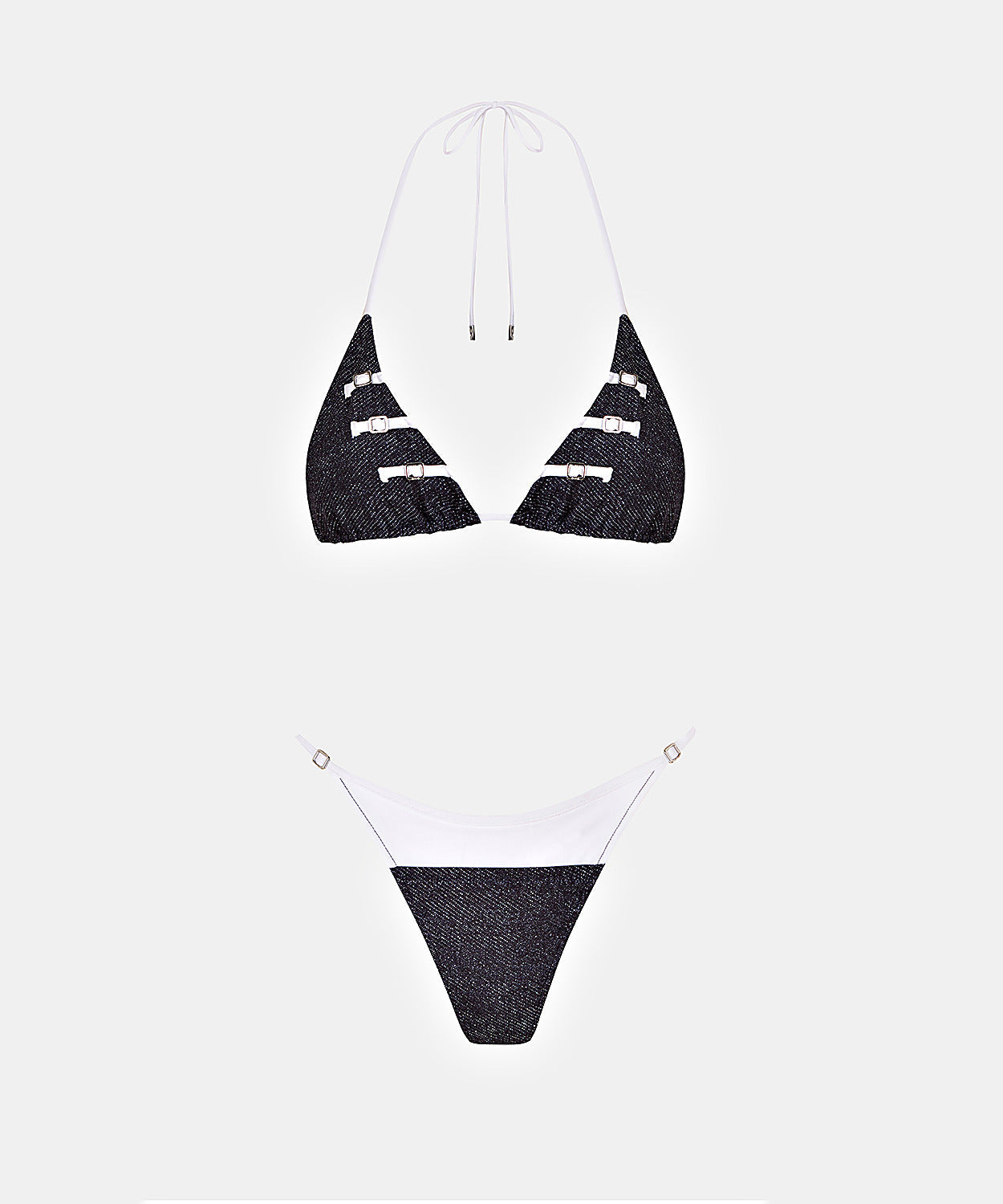 Zoan Top Detail in Blue White, ÔNNE swimwear