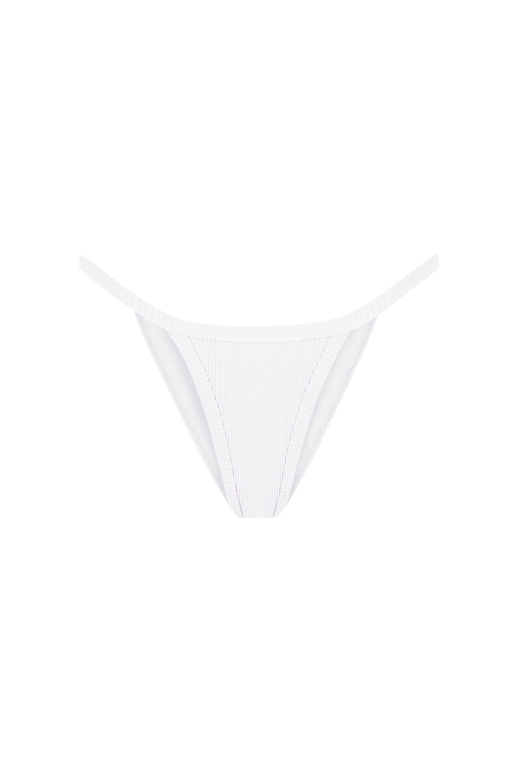 Birnie Bottom Rib in White, ÔNNE swimwear