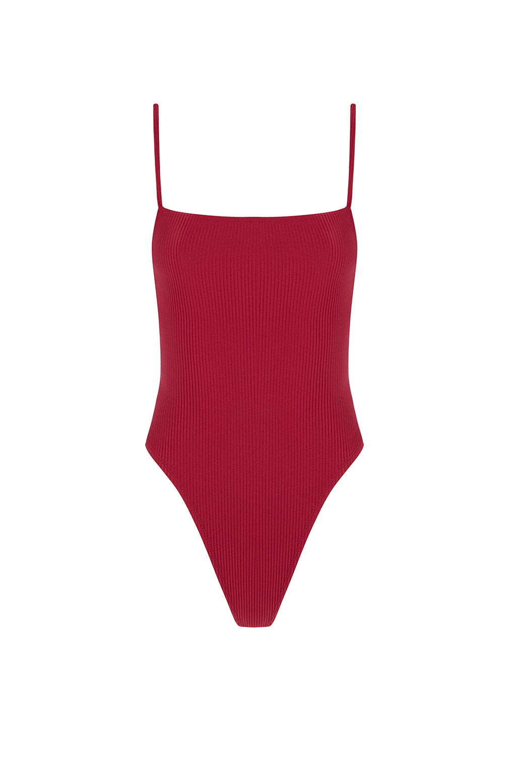 Line One piece Rib in Wine, ÔNNE swimwear